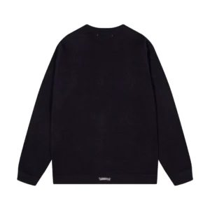 Chrome Hearts Hollywood Triple Cross Knit Sweater Black