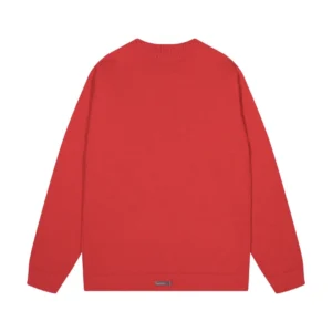 Chrome Hearts Hollywood Triple Cross Knit Sweater Red