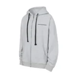 Chrome Hearts Grey Ornamental Dagger Zip-Up Hoodie